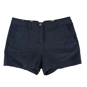 Boden Navy Blue Rachel Chino Shorts 3" Women's 6 Cotton Stretch WJ055 - Picture 1 of 4