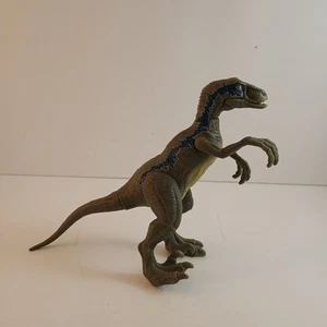 Jurassic World Dominion Ferocious VELOCIRAPTOR BLUE - Scan to Unlock - loose  - Picture 1 of 7