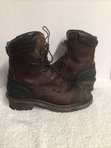 CHIPPEWA Mens 10.5 M Waterproof 400G Steel Toe 8" Logger Work Boots 55053 READ - Picture 1 of 13
