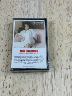 SEALED Neil Diamond 12 Greatest Hits Vol. 2 Cassette Tape Columbia TCT 38068 - Image 1 of 4