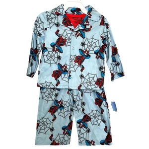 Marvel Spiderman Pajamas Set for Toddler Boys - Size 2T - Blue - Picture 1 of 4
