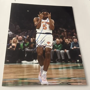 Immanuel Quickley Knicks Autographed AUTHENTIC 8x10 COOL NEW YORK - Picture 1 of 2