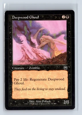(2x) DEEPWOOD GHOUL – MTG Magic the Gathering Card – Mercadian Masques – Common - Image 1 of 4