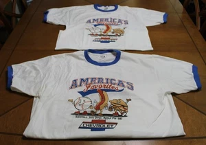 (2 SET) TEXAS RANGERS T-SHIRTS - GR. XL & L - Baseball Hotdogs Chevrolet SGA - Bild 1 von 10