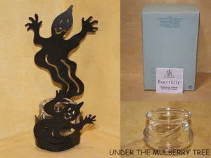 PARTYLITE Shadowdancers Geist Votivkerzenhalter Kessel Halloween P7346 Neu in OVP - Bild 1 von 12