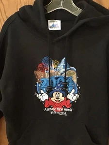 2004 Disneyland Resort Mickey Mouse Kapuzensweatshirt Größe Large - Bild 1 von 4