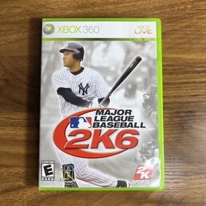 Major League Baseball 2K6 (Microsoft Xbox 360, 2006) en caja original con manual EXCELENTE - Imagen 1 de 8
