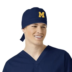 University of Michigan Wolverines Navy Scrub Cap - Picture 1 of 2