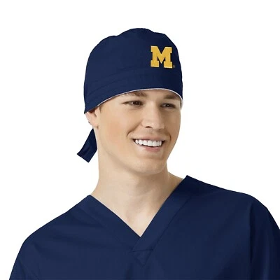 University of Michigan Wolverines Navy Scrub Cap - Image 1 of 2