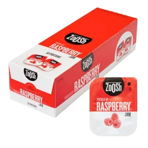 ZOOSH RASPBERRY JAM PORTIONS (50 UNITS x13.6 GRAMS) - QUICK POST - Picture 1 of 1
