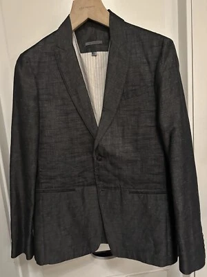 John Varvatos Collection Men’s Jacket, Sz 52 Large, Mixed Media/Linen Italy - Image 1 of 4