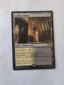 x1 MTG Magic the Gathering Godless Shrine 248/296 Ravnica Allegiance Ships Free - Picture 1 of 10