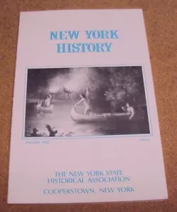New York History Quarterly January 1995 Vol LXXVI #1 Historical Magazine - Picture 1 of 2