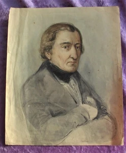Antikes Aquarell Johann Michael Eberlein um 1840 Nürnberg - Bild 1 von 5