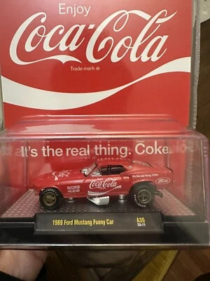 1969 Ford Mustang Coca-Cola M2 Machines 1:64 Scale Coca-Cola A30 - Image 1 of 3