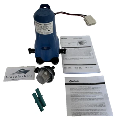 Whale FP0814 UV0814 Bomba Automática 12V 8L Agua Dulce Barco Caravana Autocaravana Foto 1 de 4