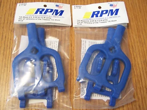 RPM 80465 Front Rear Blue Suspension Arms Traxxas 2.5 3.3 T-maxx Brushless Emaxx - Picture 1 of 1