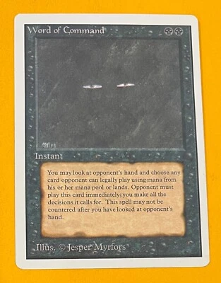 MTG WORD OF COMMAND Unlimited (OldManMTG 007-379) - Image 1 of 4