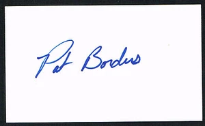 Pat Borders signed autograph auto 3x5 index card Baseball Player H1584 - Picture 1 of 1
