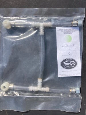 06-1440 KIT LÍNEA DE COMBUSTIBLE Norton Commando estilo H genuino OEM NUEVO Hecho en Inglaterra Foto 1 de 2