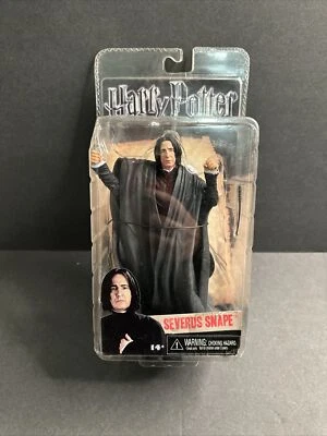 NECA Harry Potter Severus Snape 7" Action Figure With Base & Wand New Series 1 - Image 1 of 4
