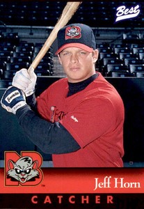 1997 New Britain Rock Cats Best 14 Jeff Horn Baltimore Maryland MD Baseball Card