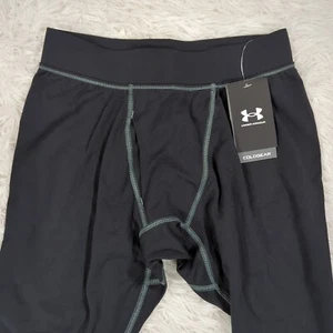 Men's Under Armour Coldgear Active Base Layer Leggings Black Size 2XL 1360452 - Picture 1 of 5