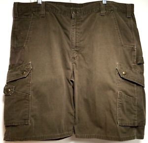 Men's 42 CARHARTT Brown Cargo Shorts Cotton Canvas B357