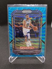 2022-23 Prizm Monopoly STEPHEN CURRY Teal Wave Prizm #28 Warriors