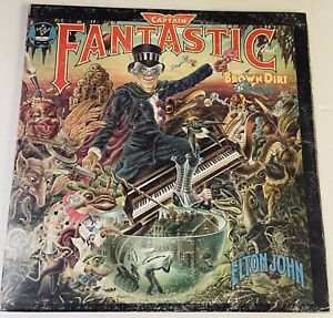 Elton John Captain Fantastic And The Dirt Brown Cowboy Vinyl Record 12” 33RPM 75