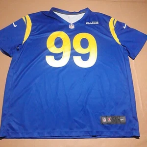 Nike NFL On Field Apparel LA Rams Aaron Donald #99 Trikot Blau DRI-FIT Herren 2XL - Bild 1 von 12