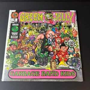 GREEN JELLY GARBAGE BAND KIDS- SEALED GREEN VINYL Garbage Pail Kids - Picture 1 of 2