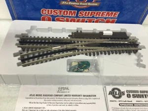 Atlas #6072 O Gauge 3-Rail Custom Supreme O-72 Left Hand Remote Switch NEW - Picture 1 of 5
