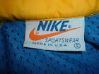 Veste coupe-vent vintage Nike Full Zip années 70 années 80 fabriquée aux États-Unis petite rare neuve d'origine