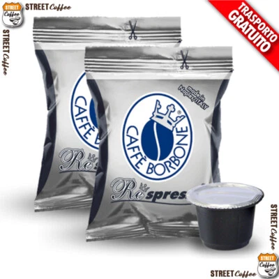 100 200 300 a 800 Capsule Compatibili Nespresso caffè Borbone Miscela Nera Nero - Immagine 1 di 4