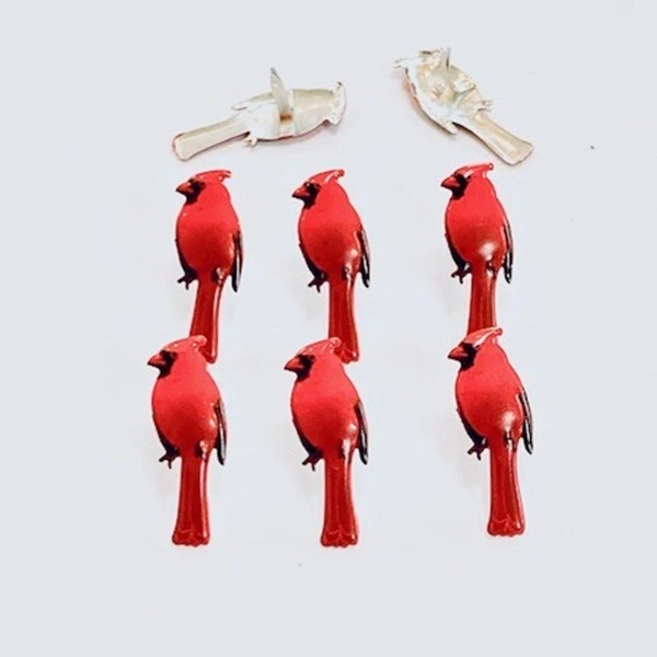 CARDINAL PROFILE SCRAPBOOKING DECORATIVO BRADS ILHÓS TOMADA 8 PEÇAS - Imagem 1 de 1