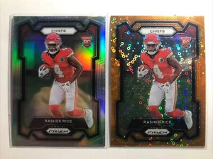 Rashee Rice 2023 Panini Prizm ROOKIE RC SILVER HOLO & ORANGE DISCO CHIEFS - Bild 1 von 3