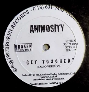 ANIMOSITY - 12" - Get Touched - Broken Records BR-102 - VG+ - Picture 1 of 2