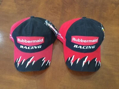 Vintage Nascar Kurt Busch Rubbermaid Hat Cap NWT Sharktooth Sharpie - Image 1 of 4