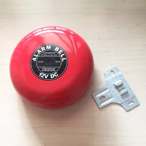 12V 24V 4 pulgadas 6 pulgadas Hierro Rojo Alarma contra Incendios Campana Escuela Garaje Hotel Campana Eléctrica - Imagen 1 de 4