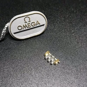 OMEGA De Ville Authentic Watch Link Gold SS Combo 11mm for 6151/441 1459 Genuine - Picture 1 of 8