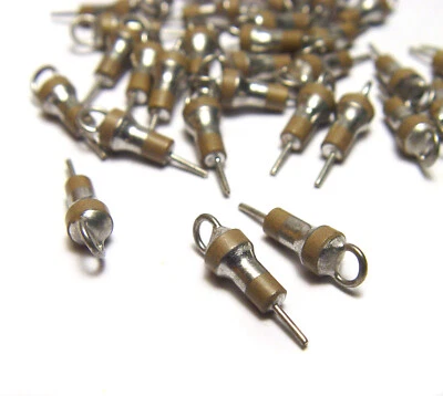 20x Keramik-Durchführungs-Kondensator, 3 mm, 470 pF / 400 V, Löt-Stützpunkt, NOS - Bild 1 von 2