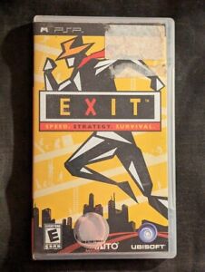 Exit (Sony PSP, 2006) Game Sony PSP Playstation Portable Tested Works Complete