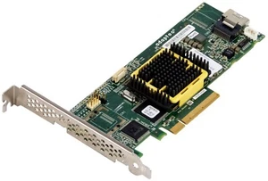 Raid Controller Card Adaptec ASR-2405 SAS/SATA 128MB 3Gbps Standard Profile - Picture 1 of 2