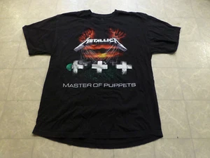 Metallica Master of Puppets Large 100% Cotton Concert Tee Shirt T-Shirt - Picture 1 of 4
