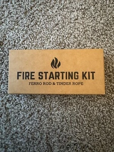 Fire Starter Flint Kit Steel Striker Ferro Rod Waterproof Firesteel - Picture 1 of 3