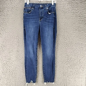 Jeans Good American para mujer 8/29 azul tiro medio ajustados *Leer* - Imagen 1 de 13