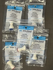 Lot of 6 John Guest NC2099P Reducing Union - Picture 1 of 2