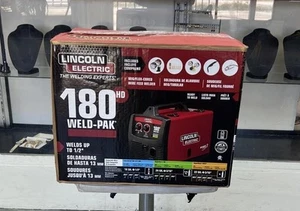 LINCOLN ELECTRIC 180HD WELD-PAK MIG/FLUX CORDED WIRE FEED WELDER K2515-1 - Picture 1 of 4