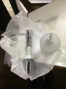 Kohler Soap and Lotion Dispenser, 4.43 x 2.00 x 4.00 inches, Polished Chrome - Picture 1 of 7